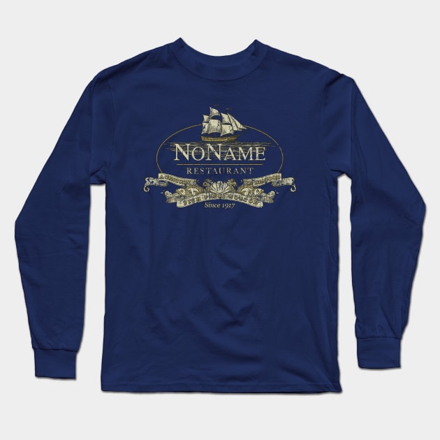 No Name Restaurant Boston Long Sleeve T-Shirt by JCD666